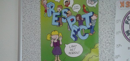 Poster (onderbouw) Respect, laat het horen!